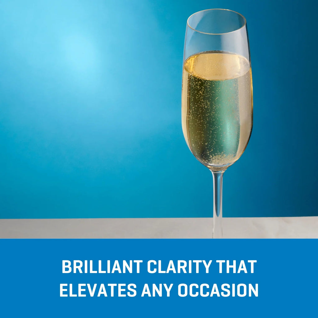 Corelle Dinnerware- Lightweight Matera Champagne Flutes (4-Pieces). 7-ounce. dishwasher safe