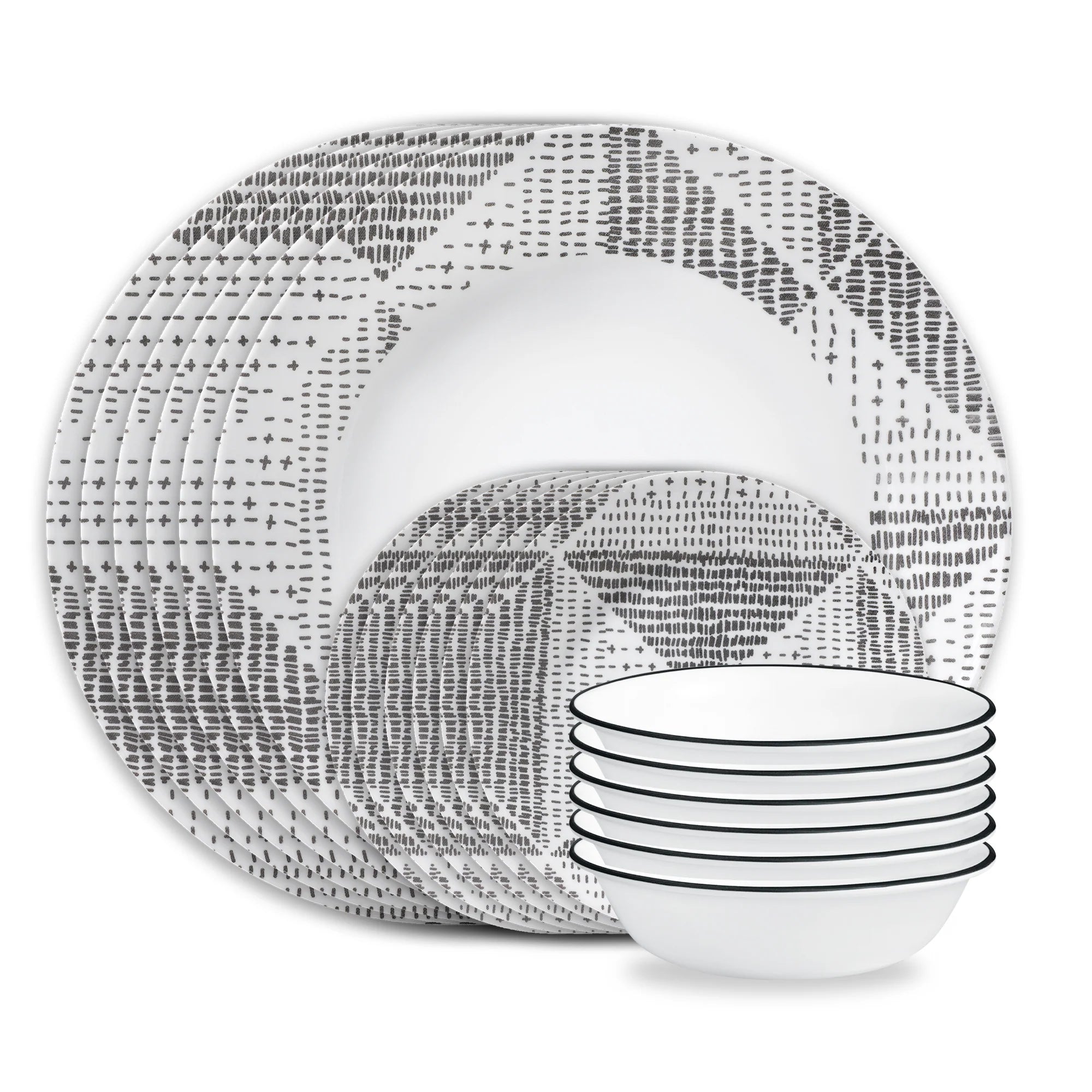 Corelle Dinnerware- Lightweight Odisha 18-piece Dinnerware Set. Service for 6