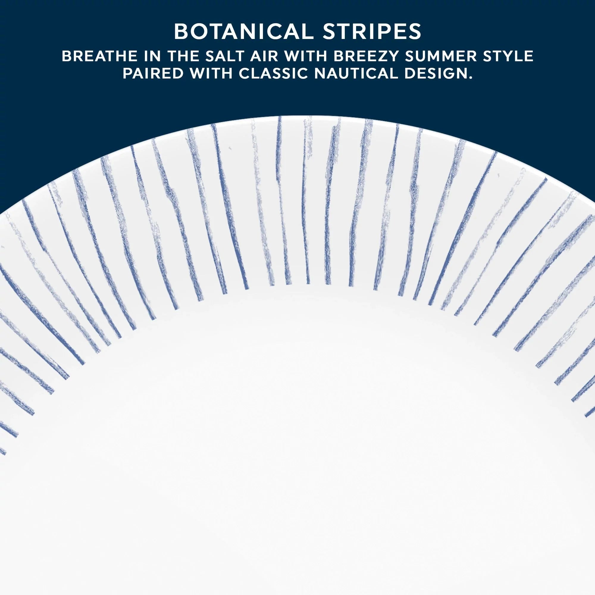 Corelle Dinnerware- Lightweight Botanical Stripes 32-piece Dinnerware Set. Service for 8