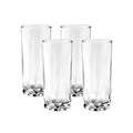 Corelle Dinnerware- Lightweight Cienna Long Drink Glasses (4-Pieces). 14.5-ounce. dishwasher Safe