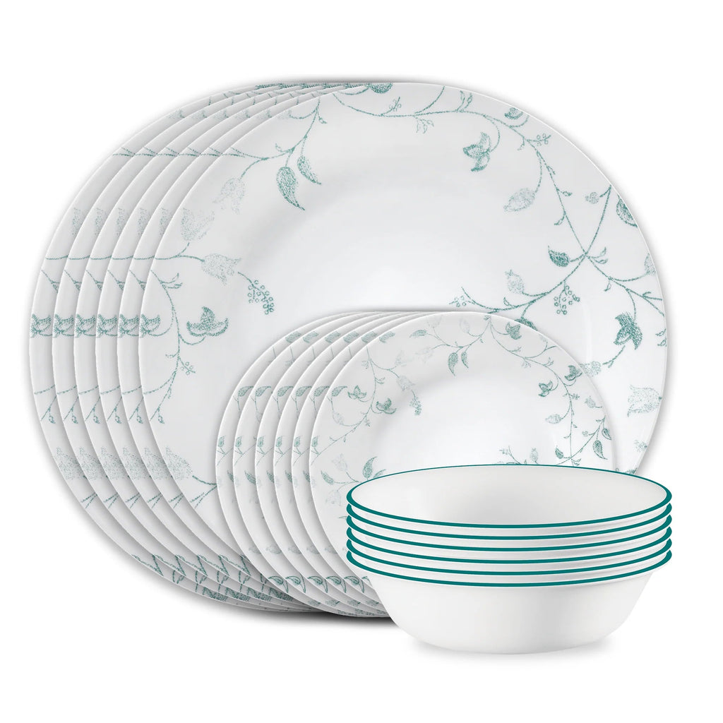 Corelle Dinnerware- Lightweight Chambord 18-piece Dinnerware Set. Service for 6