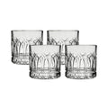 Corelle Dinnerware- Lightweight Traze PST Rocks Glasses (4-Pieces). 12-ounce. Dishwasher Safe
