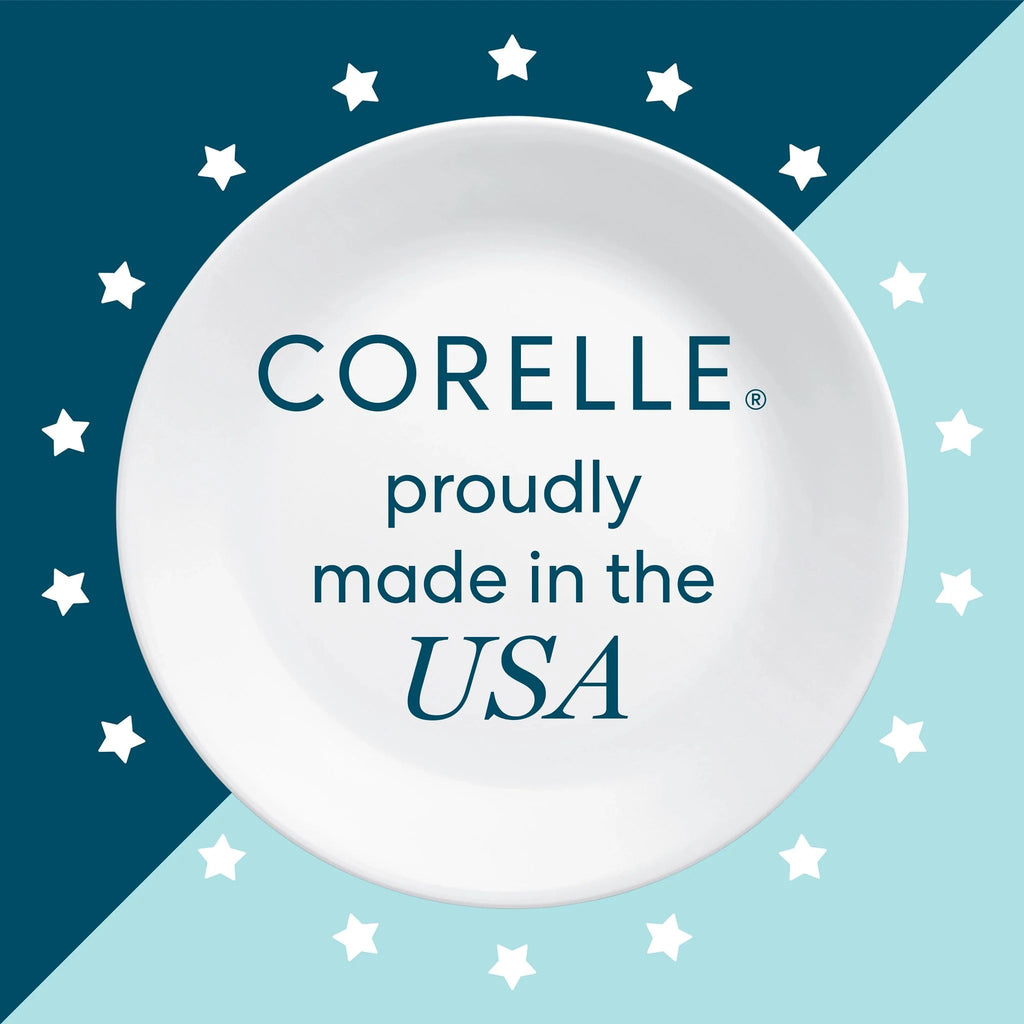 Corelle Dinnerware- Lightweight Winter Frost White 78-piece Dinnerware Set. Service for 12