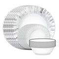 Corelle Dinnerware- Lightweight Arica 18-piece Dinnerware Set. Service for 6