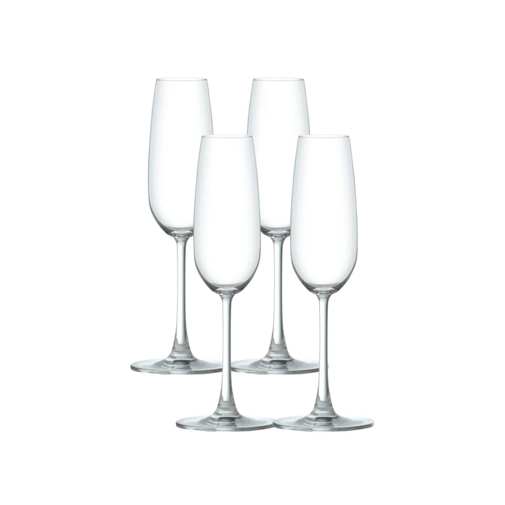 Corelle Dinnerware- Lightweight Matera Champagne Flutes (4-Pieces). 7-ounce. dishwasher safe