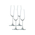 Corelle Dinnerware- Lightweight Matera Champagne Flutes (4-Pieces). 7-ounce. dishwasher safe