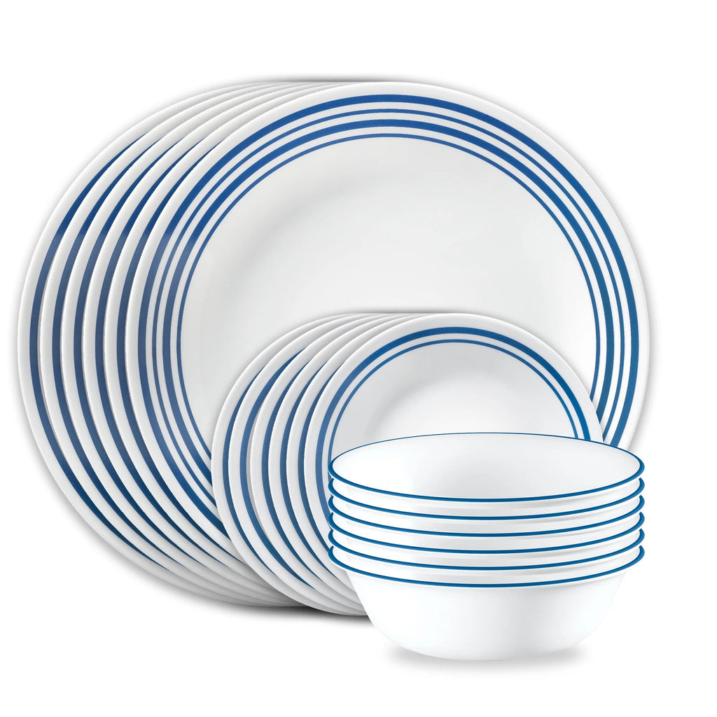 Corelle Dinnerware- Lightweight Laila 18-piece Dinnerware Set. Service for 6