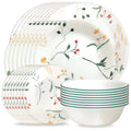 Corelle Dinnerware- Lightweight Wildflower Scatter 32-piece Dinnerware Set. Service for 8