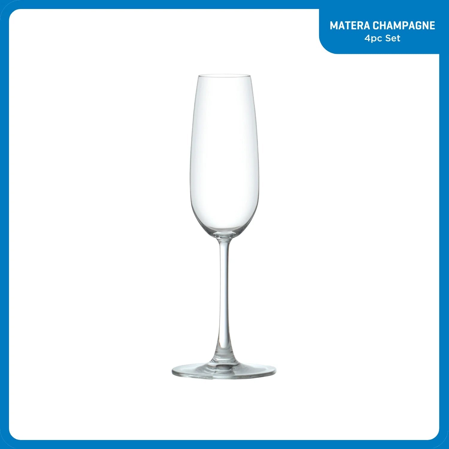 Corelle Dinnerware- Lightweight Matera Champagne Flutes (4-Pieces). 7-ounce. dishwasher safe